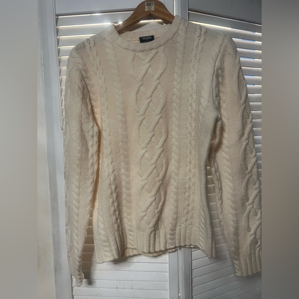 Todd Snyder Cable Wool Sweater